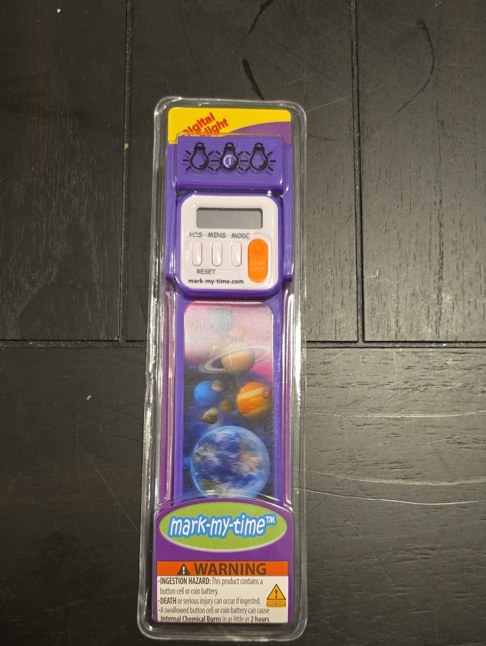 Purple Planet Digital Timer Booklight